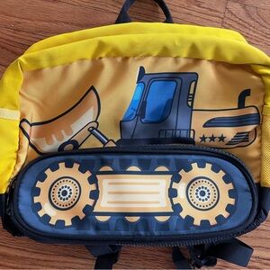 Yellow Construction Dump Truck Kids Backpack